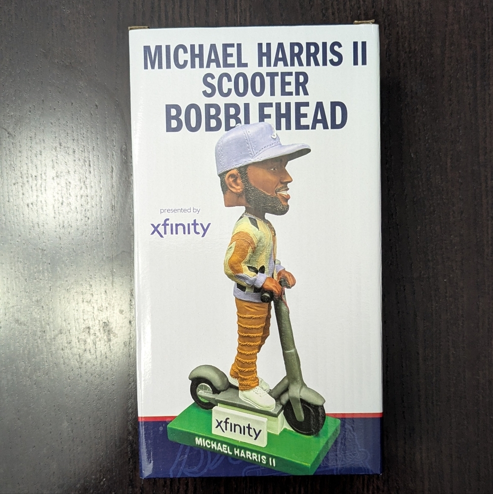 Michael Harris II Scooter Bobblehead Atlanta Braves SGA 9/8/25 Game